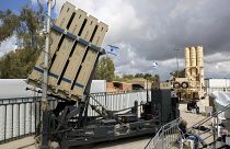 أنظمة الدفاع الجوي المشتركة الأمريكية-الإسرائيلية في قاعدة حتسور الجوية في إسرائيل.