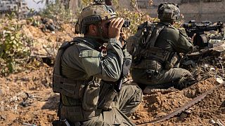 Israeli forces inside the Gaza Strip 
