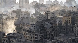 Gazze Şeridi'nin havadan görünümü