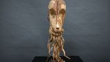 A "Ngil" mask of the Fang people of Gabon 