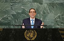 Foreign Minister of Cuba Bruno Rodriguez Parrilla addresses the 77th session of the United Nations General Assembly, at U.N. headquarters, Wednesday, Sept. 21, 2022