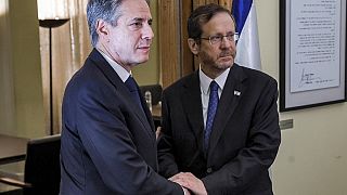 US-Außenminister Antony Blinken und Israels Präsident Isaac Herzog