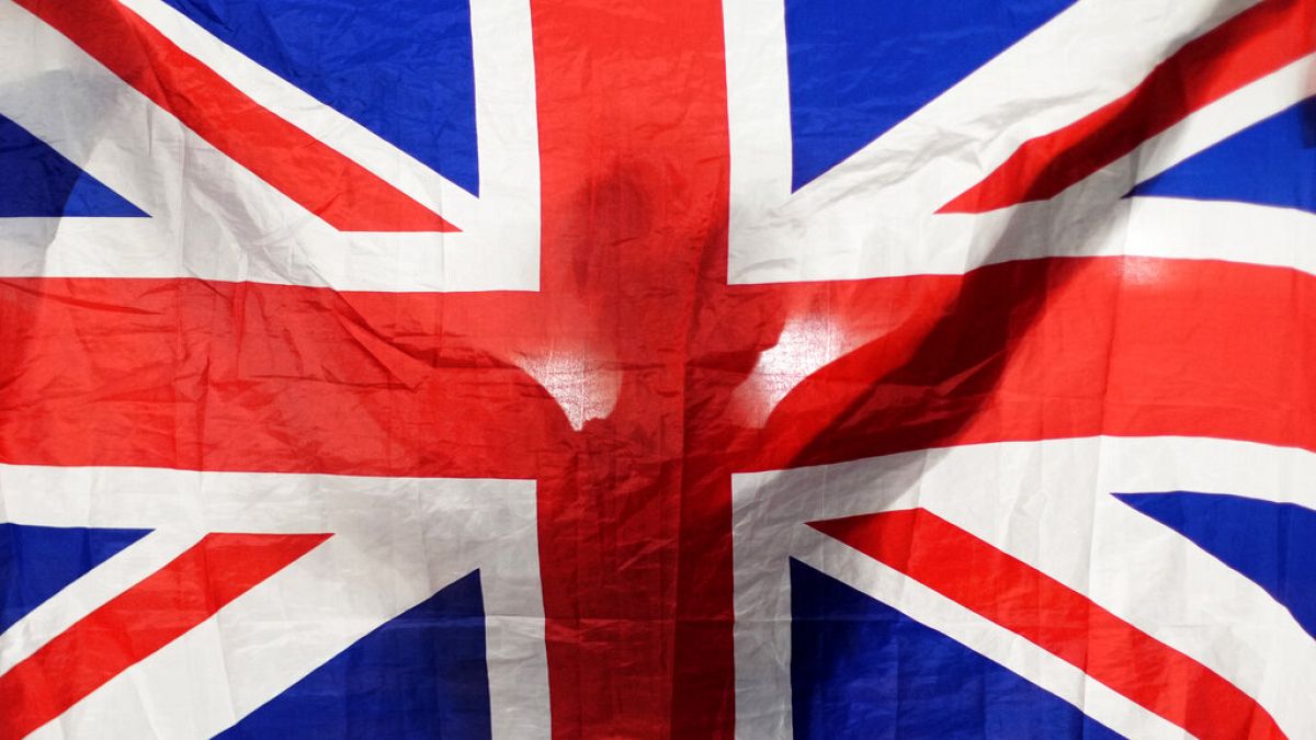 The UK flag. 