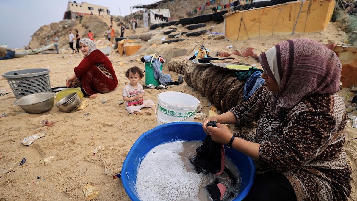 Gazze'de İsrail'in ablukası altındaki Filistinliler