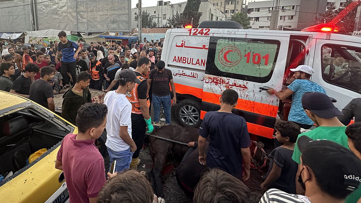 Ambulance ciblée par l'armée israélienne