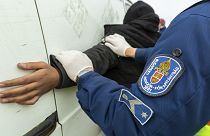Feltételezett embercsempész letartóztatása Budapesten