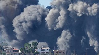 القصف الإسرائيلي على قرية عيتا الشعب اللبنانية الحدودية مع إسرائيل 4/11/2023