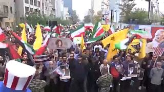 Tüntetés Teheránban