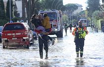 Италия, последствия урагана "Киаран"