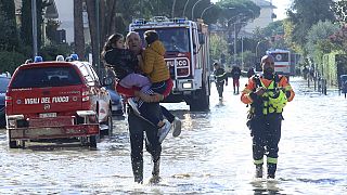 Después de Ciaran, que azotó la costa de Biarritz el 3 de noviembre de 2023, la tormenta Domingos, "menos severa", se abatió sobre Francia.
