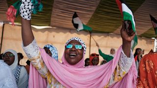 Senegal: people demonstrated in support of Palestinians