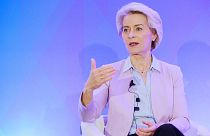 Ursula von der Leyen, the president of the European Commission, delivered a speech at the EU Ambassadors conference.