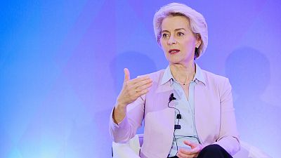 EU-Kommissionspräsidentin Ursula von der Leyen am Montag in Brüssel