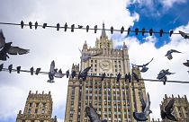 Az orosz külügyminisztérium épülete Moszkvában