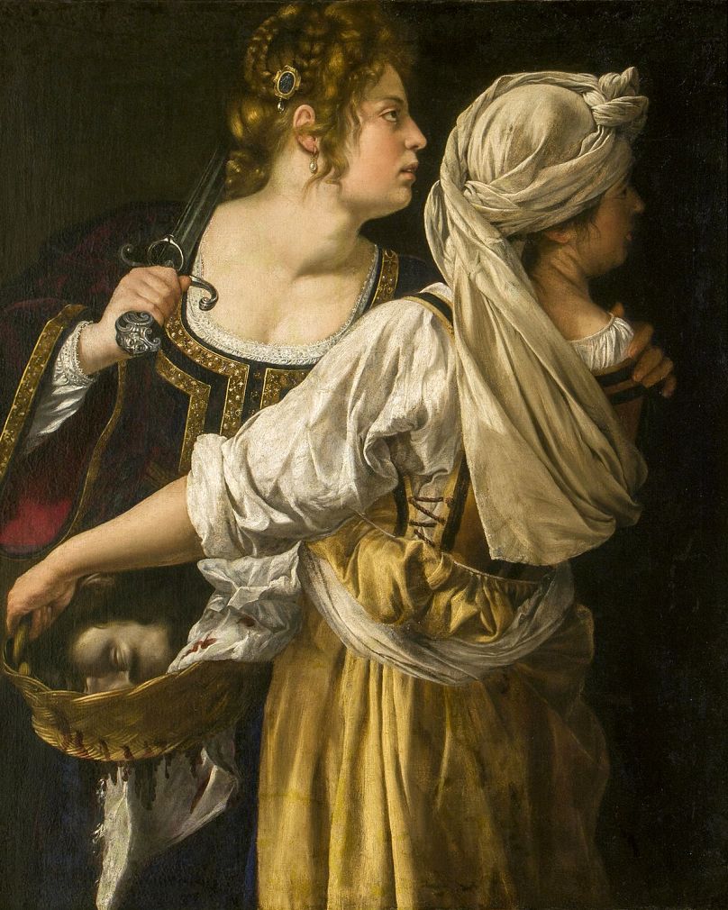 Judith and her Maidservant by Artemisia Gentileschi (1618-1619)
