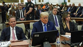 Donald Trump comparece ante un Tribunal de Nueva York