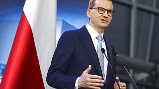 Le Premier ministre Mateusz Morawiecki à Konstancin-Jeziorna le 2 juin 2022 - Archive