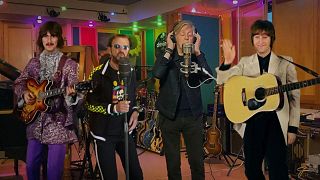The Beatles reunited in a music video accompanying their "final" song