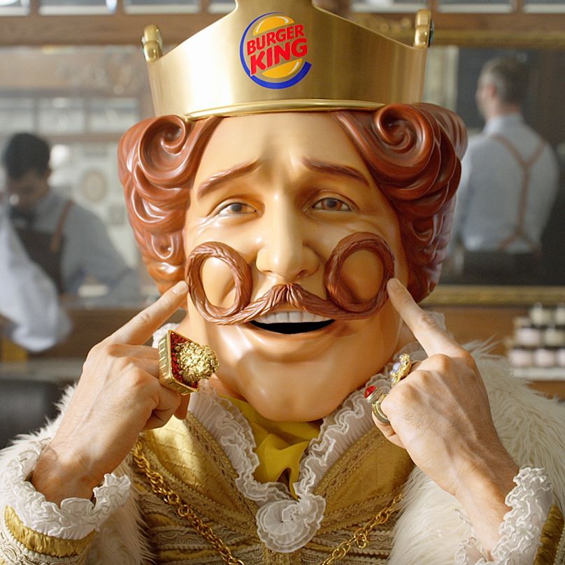 Even the Burger King sported a Movember look in 2017