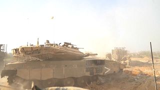 دبابات الجيش الإسرائيلي في غزة