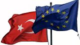 Türkiye ve AB bayrakları 