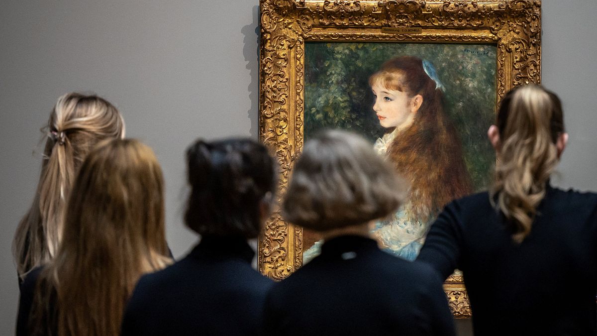 Una obra maestra de Auguste Renoir, parte de la Colección Emil Buhrle expuesta en la Kunsthaus Zurich.