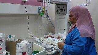 مصلحة حماية الطفولة والأمومة بأحد مستشفيات غزة