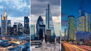  Бизнес региони на Франкфурт, Лондон и Париж. 