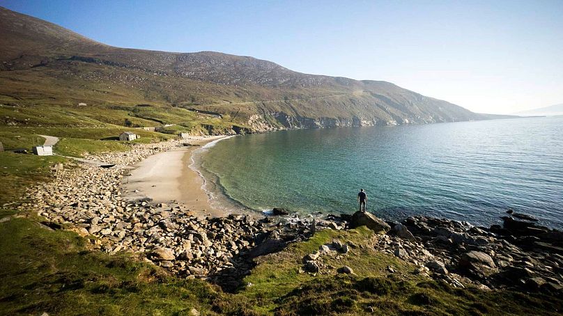 Ireland is not short of breathtaking landscapes - especially along its rugged coastline. Here, Keem Beach.