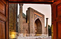 Registan Square is a UNESCO World Heritage site at the heart of Samarkand.