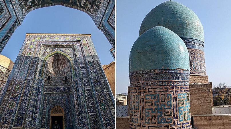 Shah-i-Zinda is one of Samarkand’s most impressive sites.