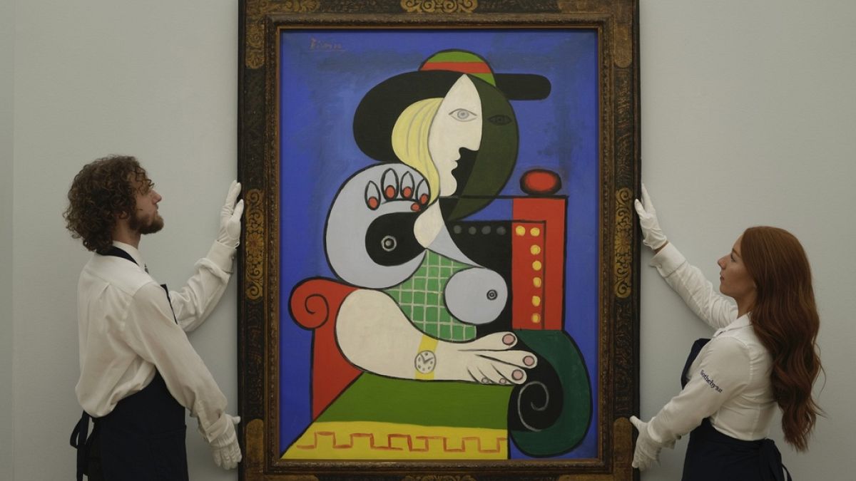 Picasso'nun "Femme a la montre" adlı tablosu