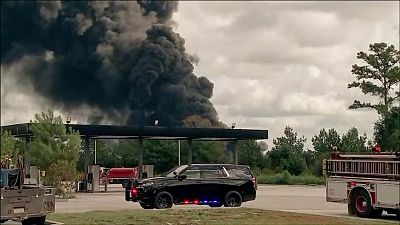 آتش‌سوزی کارخانه شیمیایی در تگزاس آمریکا