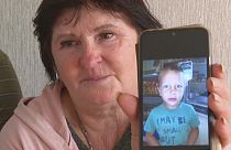 Lyubov Sytnikova, 62, aus Cherson, hat ihren 6-jährigen Enkel verloren. 