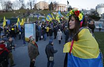 1º aniversário da revolução ucraniana, 21 de Novembro de 2014