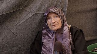 Filistinli mülteci kadın Souad el Alim