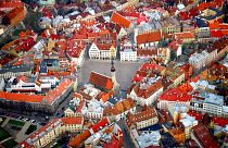 FILE - A general view of the old town of Tallinn, Estonia, is seen in this April 10, 2004 picture.