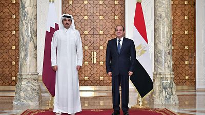 Egypte : al-Sissi rencontre l'émir du Qatar pour un cessez-le-feu à Gaza