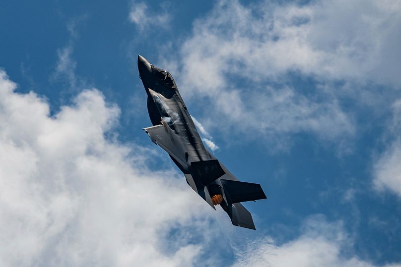 طائرة إف-35 في أطلنتا. 2021/05/23