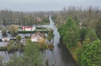 Hochwasser in Nordfrankreich am 10.11.23