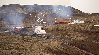 Vorheriger Vulkanausbruch auf der Halbinsel Reykjanes in Island (2021)