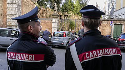 Die italienische Polizei.