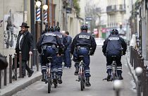 عناصر من الشرطة الفرنسية في باريس، فرنسا