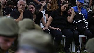 Egy izraeli katona temetése, Kfar Saba, 2023. november 12.