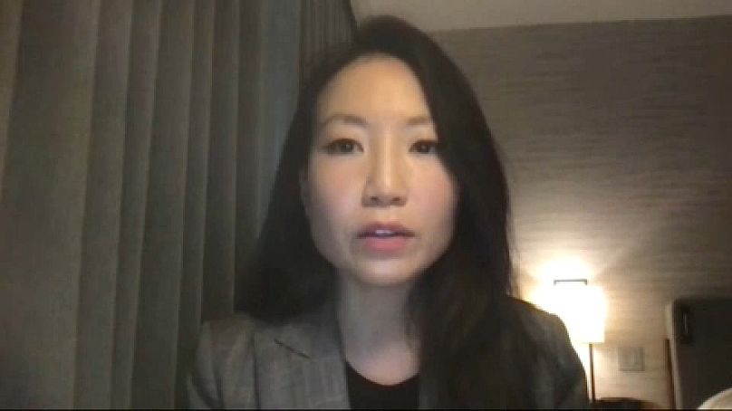 Patricia Kim durante l'intervista.