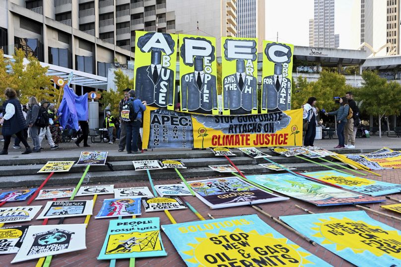Proteste vor Beginn des Apec-Gipfels in San Francisco