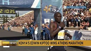 Kenya’s Edwin Kiptoo sets new record to win 40th Athens Marathon