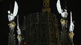 Nuevas torres de la Sagrada Familia de Barcelona dedicadas a los cuatro evangelistas