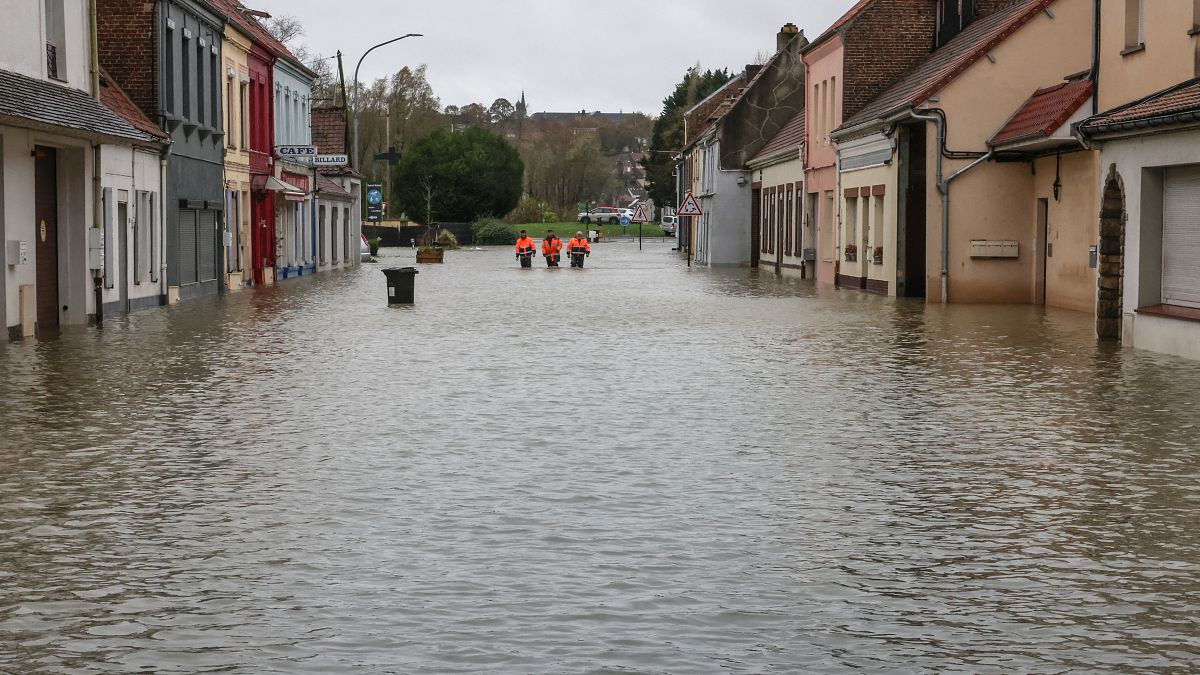 فيضانات شمال با دو كاليه- فرنسا