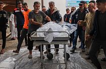 Palesztin Vörös Félhold: megvalósíthatatlan a kórházi áttelepítés Han Juniszból al-Kudz kórházába.
